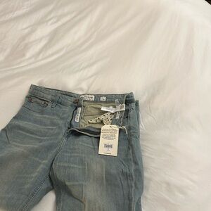 Lucky Brand Blue Relaxed Jeans with Faded Denim